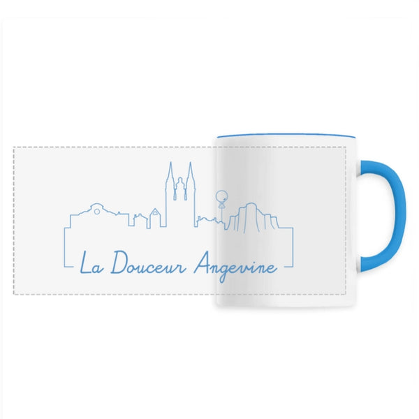 Mug en céramique - La Douceur Angevine Bleu - La Boutique Angevine