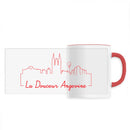 Mug en céramique - La Douceur Angevine Rouge - La Boutique Angevine