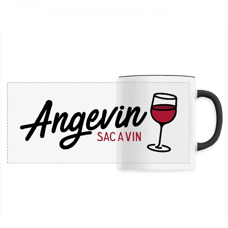 Mug en céramique - Angevin sac à vin - La Boutique Angevine