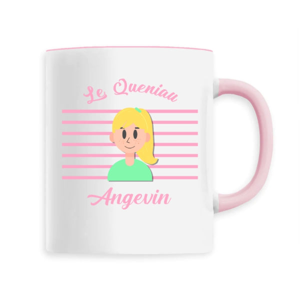 Mug en céramique - Le Queniau Angevin (Version Fille) - La Boutique Angevine