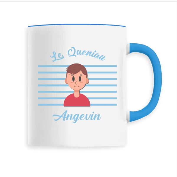 Mug en céramique - Le Queniau Angevin (Version Garçon) - La Boutique Angevine