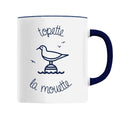 Mug en céramique - Tôpette la mouette Bleu Marine 🔵