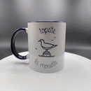Mug en céramique - Tôpette la mouette Bleu Marine 🔵
