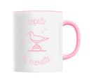 Mug en céramique - Tôpette la mouette Rose 🦩